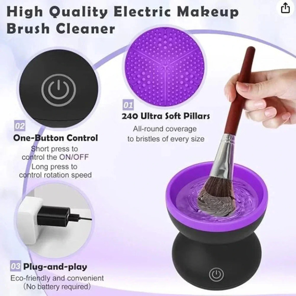 Makeup Brush Cleaner  USB - Picture 10 of 11